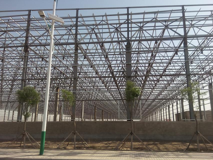 开原汽车工业厂房网架